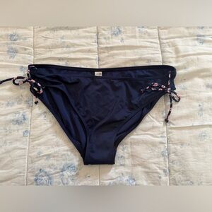 Amoena Bikini Bottom Elba Bathing Suit Navy Blue Sz 12 Swim New With Tag